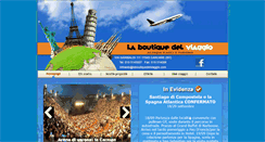 Desktop Screenshot of laboutiquedelviaggio.com